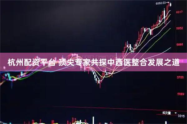 杭州配资平台 顶尖专家共探中西医整合发展之道